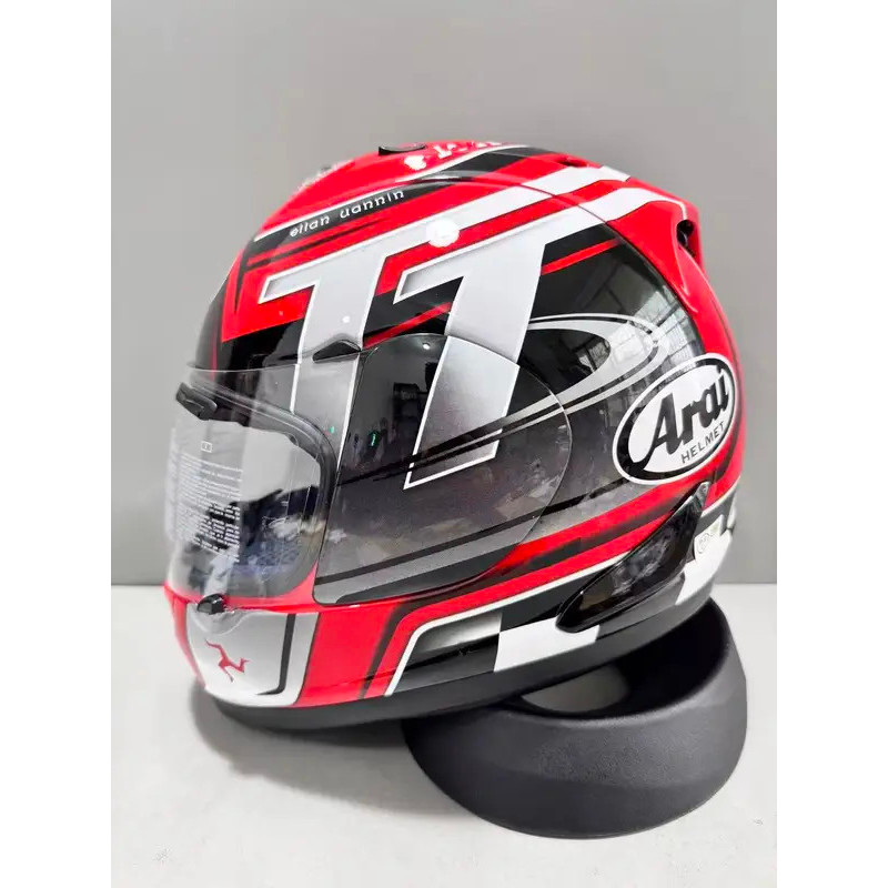 ReadyStockFull Face หมวกกันน็อคมอเตอร์ไซค์ rx7x rr5 สีแดง ile of man TT หมวกกันน็อคขี่ Motocross Rac