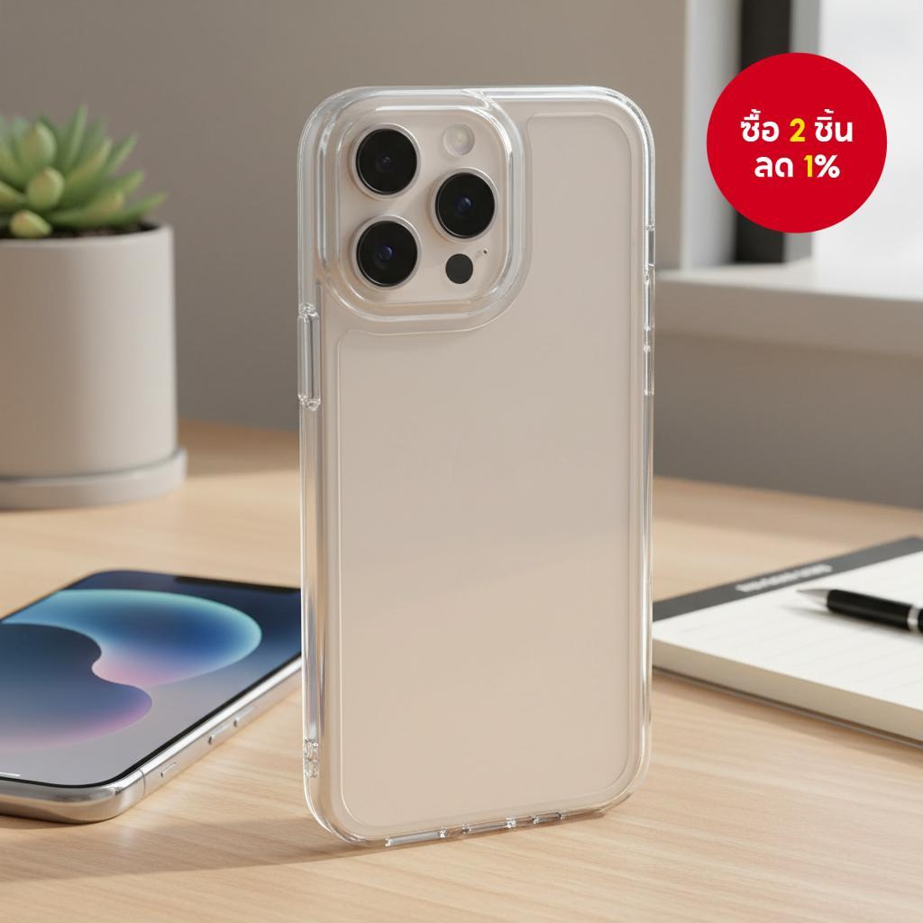 เคสใสไมก้าสําหรับ iPhone 7 Plus ถึง 16 Pro Max