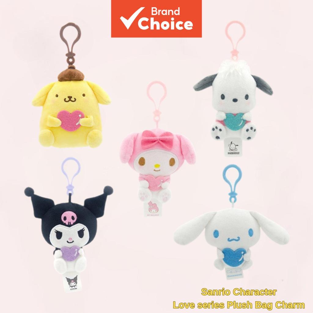 Sanrio Series Cinnamoroll MyMelody Kuromi Pochacco Plush Charms Set ยอดนิยม IP ขนาดมาตรฐาน