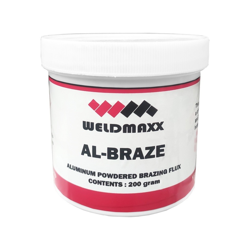 ออกใบกำกับภาษีได้ ส่งไว ส่งด่วน WELDMAXX ผงประสานเชื่อมอลูมิเนียม AL-BRAZE (200 กรัม) มีบริการเก็บปล