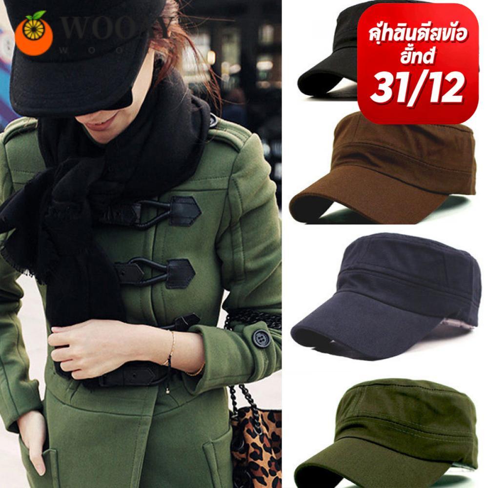 WEDGW Plain Cap Classic Style Cadet Patrol Cotton