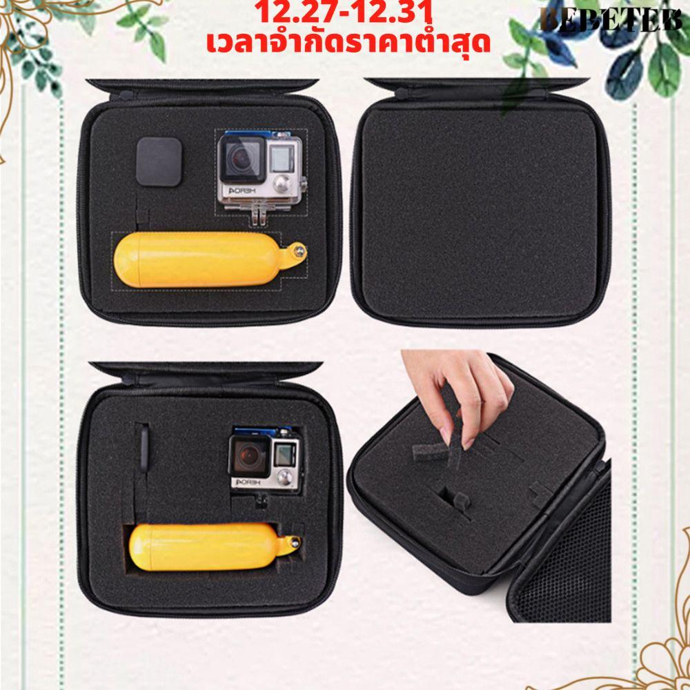 BEBETEB กระเป๋าเก็บ Action Camera Collection โฟม DIY สําหรับ SJCAM DJI OSMO EKEN SJCAM