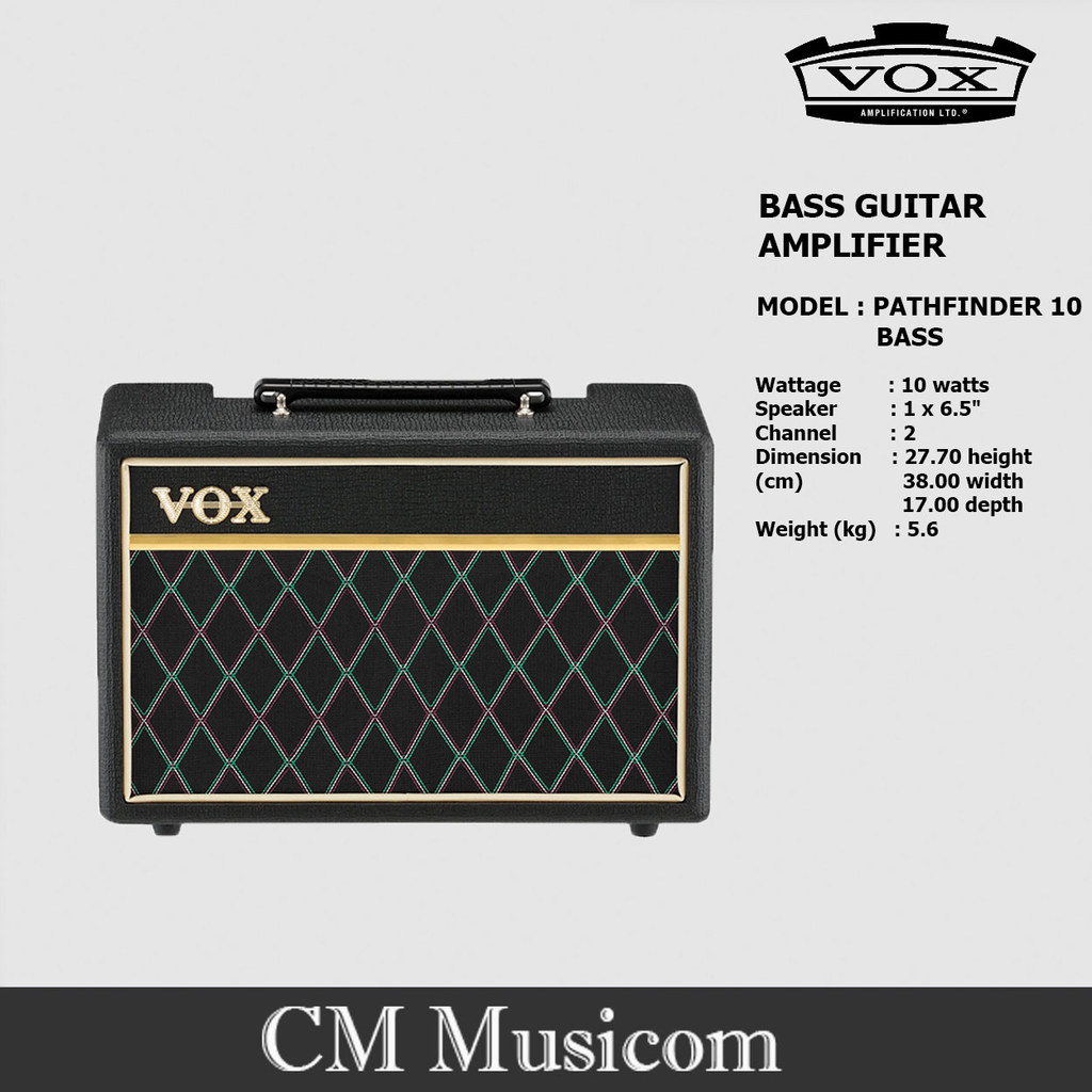 BASS GUITAR AMPLIFIER, 10 วัตต์ (PATHFINDER 10 BASS) VOX