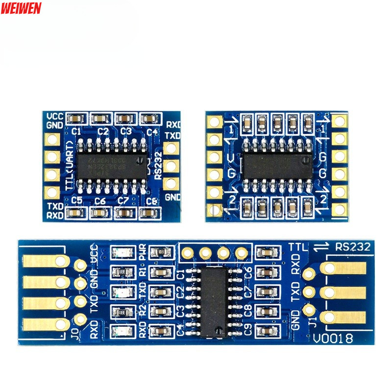 RS232 SP3232 TTL ถึง RS232 โมดูล RS232 ถึง TTL Brush Line Serial Port Module