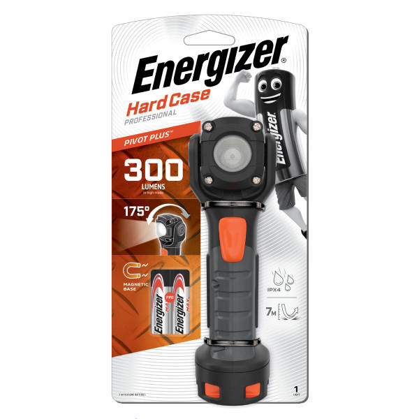 ไฟฉาย LED Energizer Hard Case สำหรับงานมืออาชีพ ENR AP HCASE PIVOT 300 HH OS HCSW21