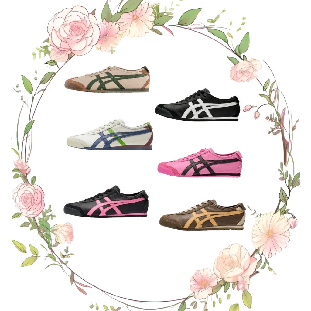 🚀ตัวแทน 🌊Onitsuka Tiger เม็กซิโก💦💯Onitsuka Tiger รองเท้าผ้าใบแฟชั่นแท้ 100%🐬