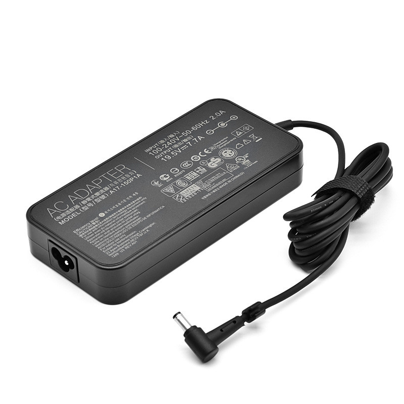 19.5V7.7A แล็ปท็อปหม้อแปลงไฟฟ้า 150W เหมาะสําหรับ Asus Gaming Notebook X571/UX550/Q530/Q540 Charger 