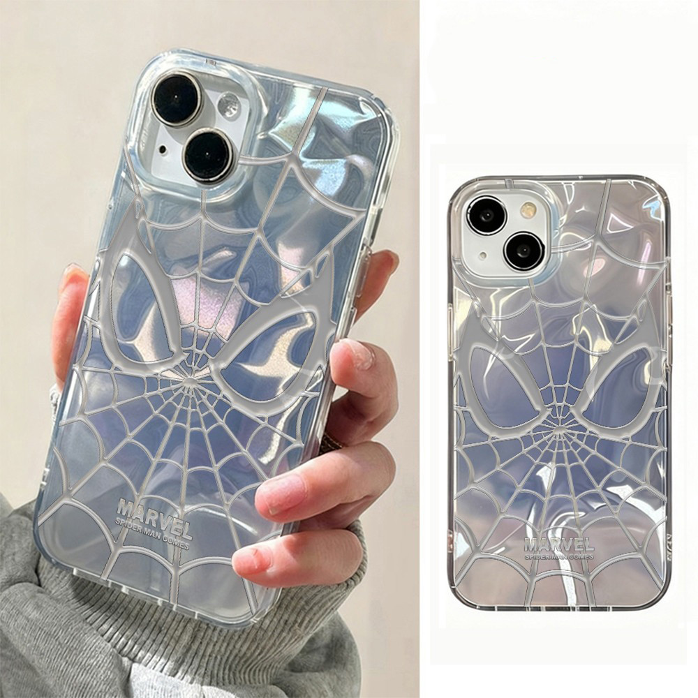 ข้อความหน้ากากขาว For iPhone เคสไอโฟน 11 17 12 13 ระลอกคลื่น Ripple เคสไอโฟน 14 15 16 PLUS 16 PRO MAX จัดส่งจากประ