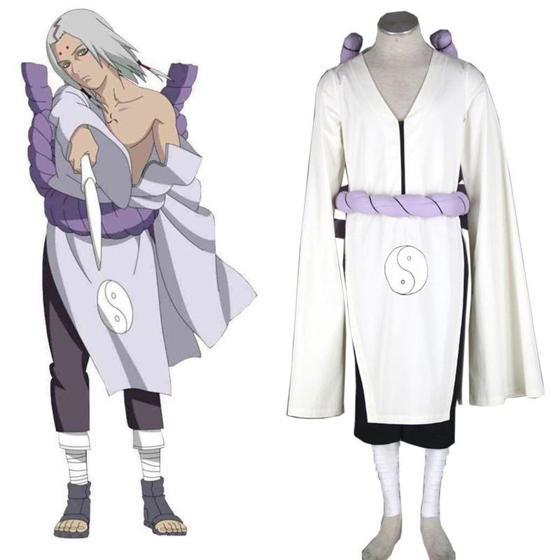 ชุดคอสเพลย์กิโมโน Jun Maro จาก Naruto Shippuden สำหรับฮาโลวีนและงานแสดงต่างๆ LRM9