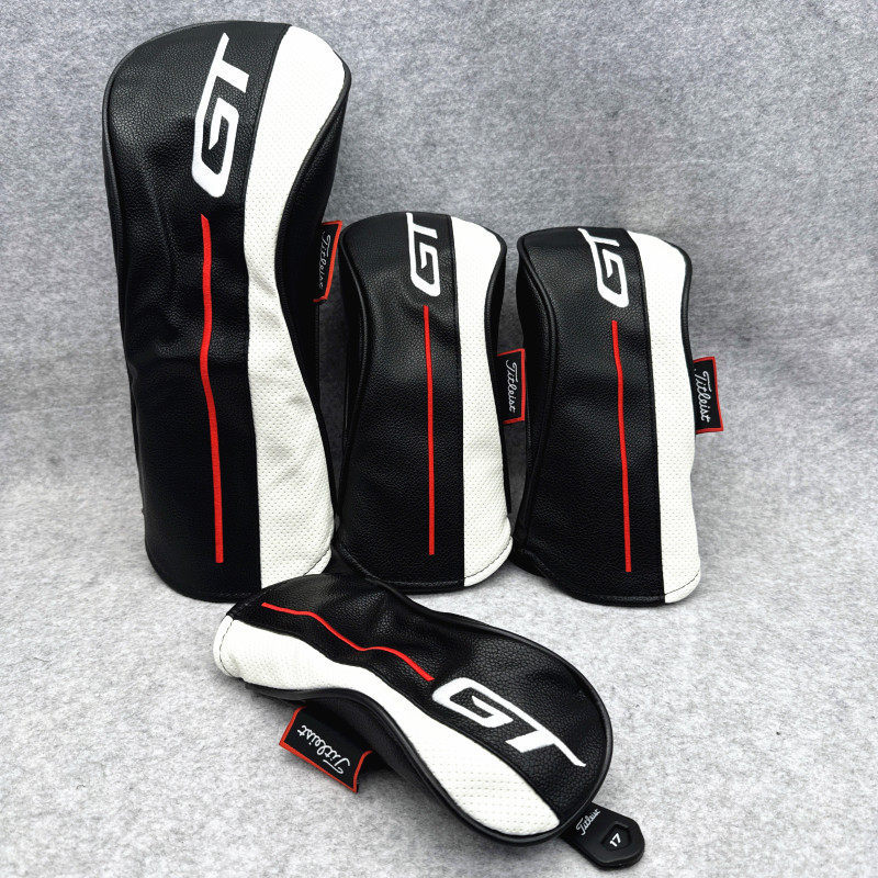 Titlest GT Logo Design Golf Club Head Covers Golf Wood Head Covers for Driver Fairway Wood Covers Hybrid