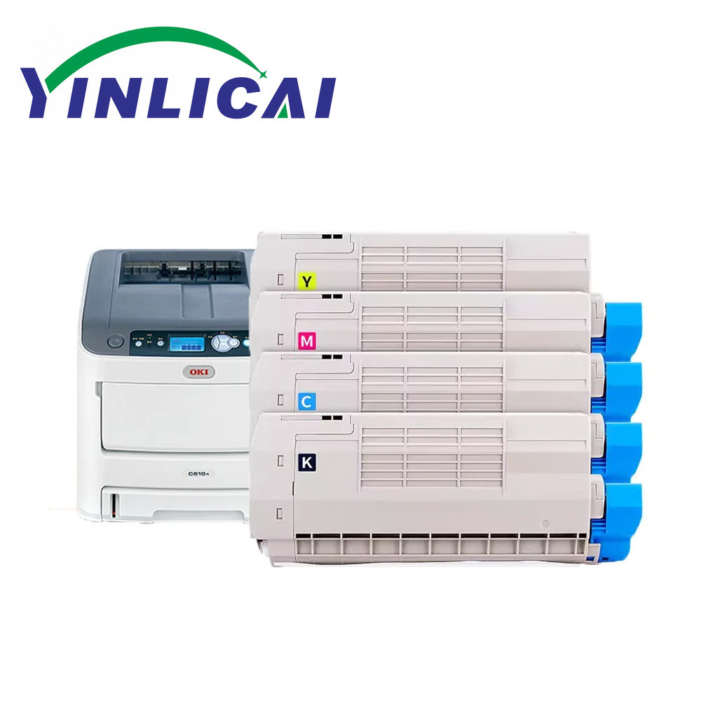 1PCS C710 ตลับหมึกสําหรับ OKI c710 c710n c710dn c711 c711n c711dn c711dtn c711wt โทนเนอร์สีที่รองรับ
