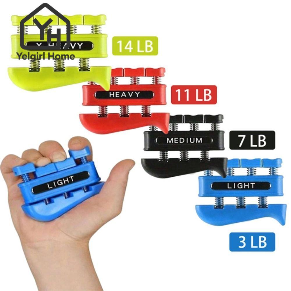 YELGIRLB เทรนเนอร์นิ้วมือ, Finger Strengthener แบบพกพานิ้วมือExerciser, คุณภาพสูงสําหรับ Musician Rock Climbing Strengthener Hand Grip ออกกําลังกายอุปกรณ์สําหรับ Forearm และมือ