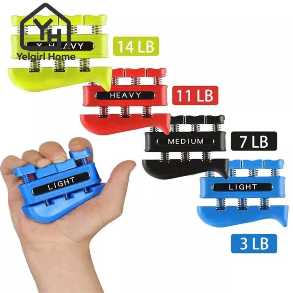 YELGIRLB เทรนเนอร์นิ้วมือ, Finger Strengthener แบบพกพานิ้วมือExerciser, คุณภาพสูงสําหรับ Musician Rock Climbing Strengthener Hand Grip ออกกําลังกายอุปกรณ์สําหรับ Forearm และมือ