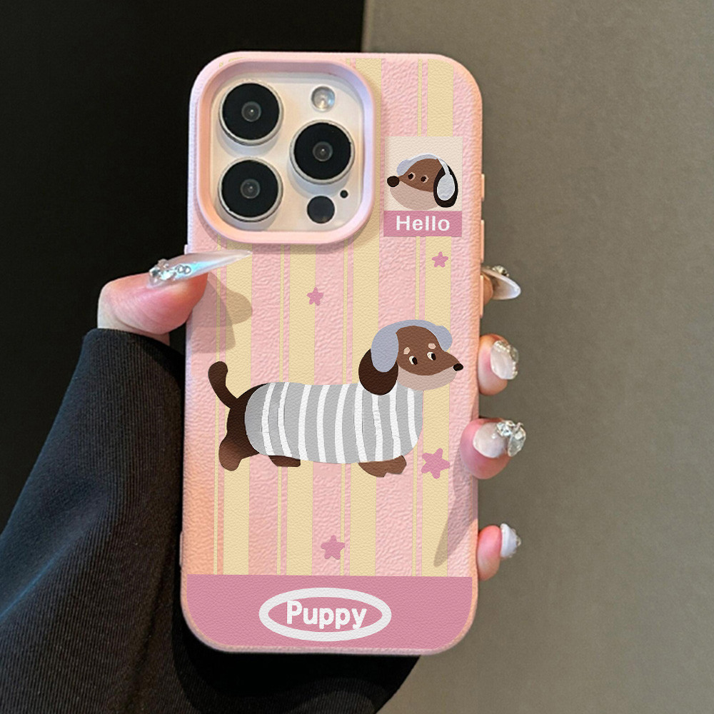 COD เคส Samsung A57 S26 A17 A16 A07 A56 A55 A35 A37 A36 A27 A06 A15 A54 A53 S25 S24 S23 Ultra 5G Puppy เคสโทรศัพท์หนัง