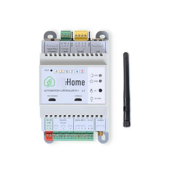 D1+ v.3 (Home Assistant) DIN Rail Automation Controller