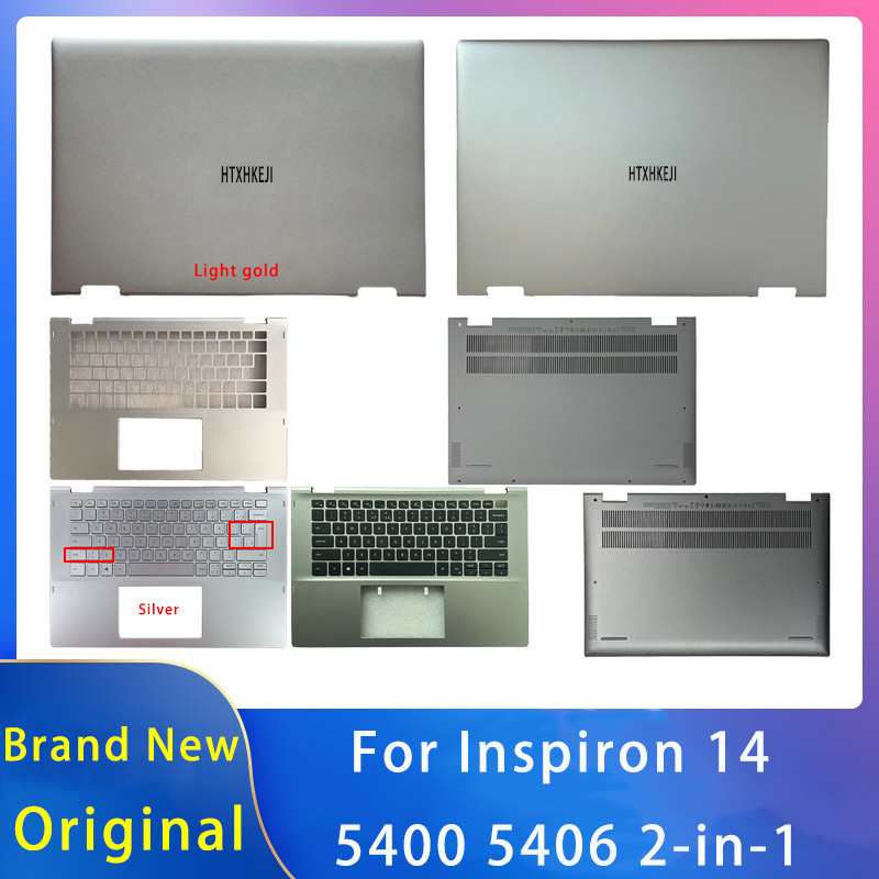 ใหม่สําหรับ Dell Inspiron 5400 5406 2in1; อุปกรณ์เสริมแล็ปท็อปทดแทน Lcd ฝาหลังหรือ Palmrest หรือด้าน