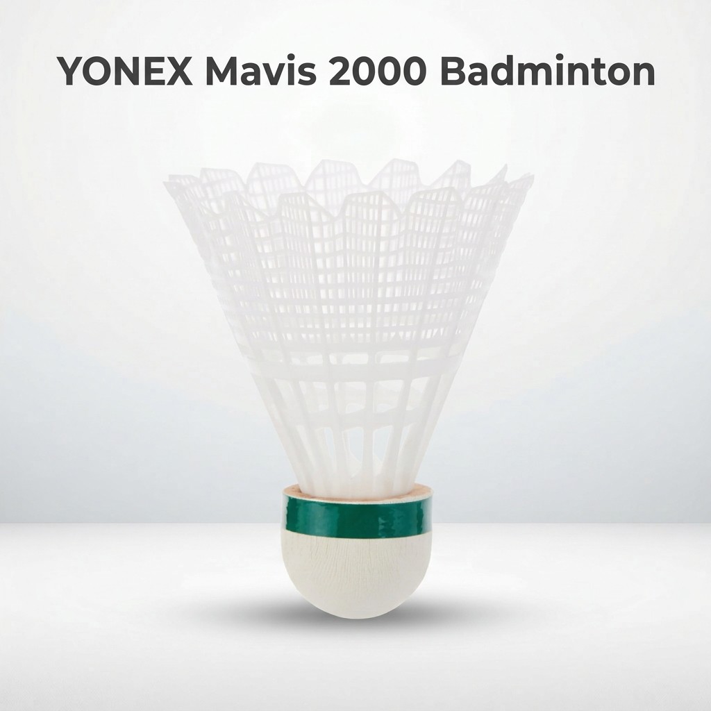 YONEX Mavis 2000 Badminton Shuttlecocks - 6 Pack (Nylon + Natural Cork) for Various Temperature Rang