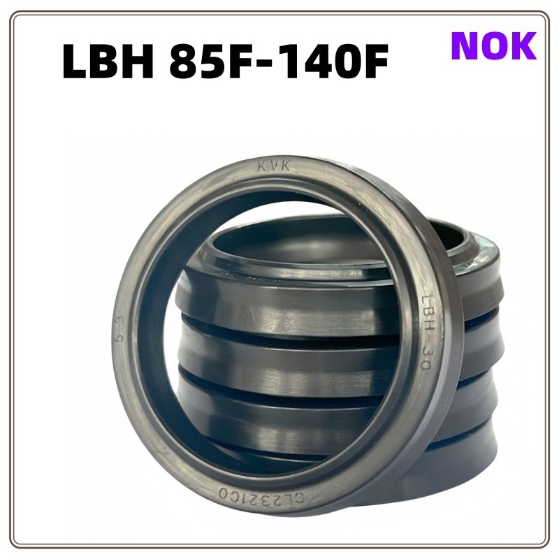 NOK สีดําฟลูออรีนยางกันฝุ่นแหวนปิดผนึก LBH-85F 85*95*6/8 FKM~LBH-140F 140*153*7/9.5 FKM