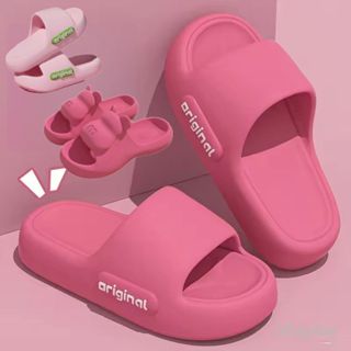 ღ รองเท้าแตะสำหรับผู้หญิงและผู้ชาย พื้นหนา กันลื่น ระบายอากา…