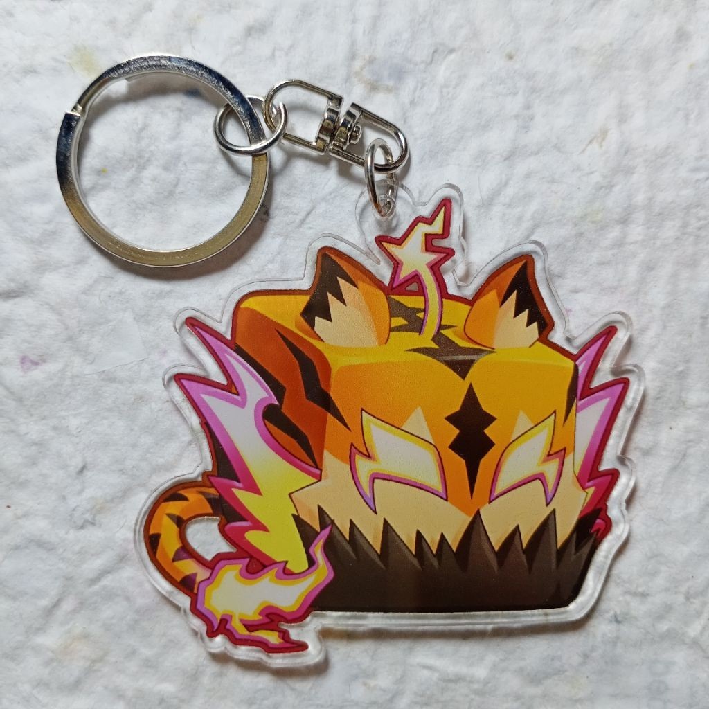 Ganci TIGER Mystique Blox Fruits พวงกุญแจ Blox Fruit พวงกุญแจ