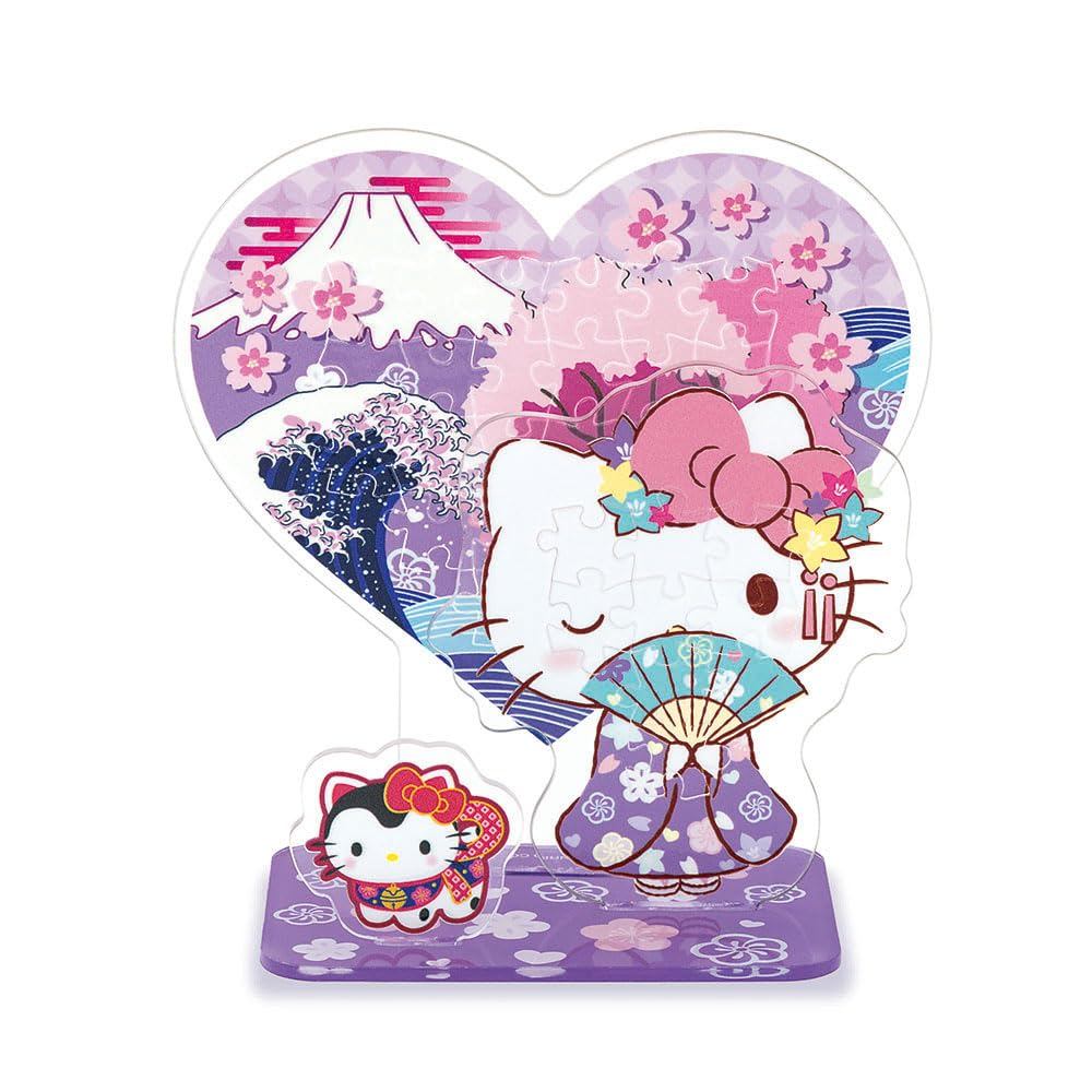 [Jigsaw Puzzle x Acrylic Stand] Beverly 32-piece Acrylic Stand Pop Hello Kitty