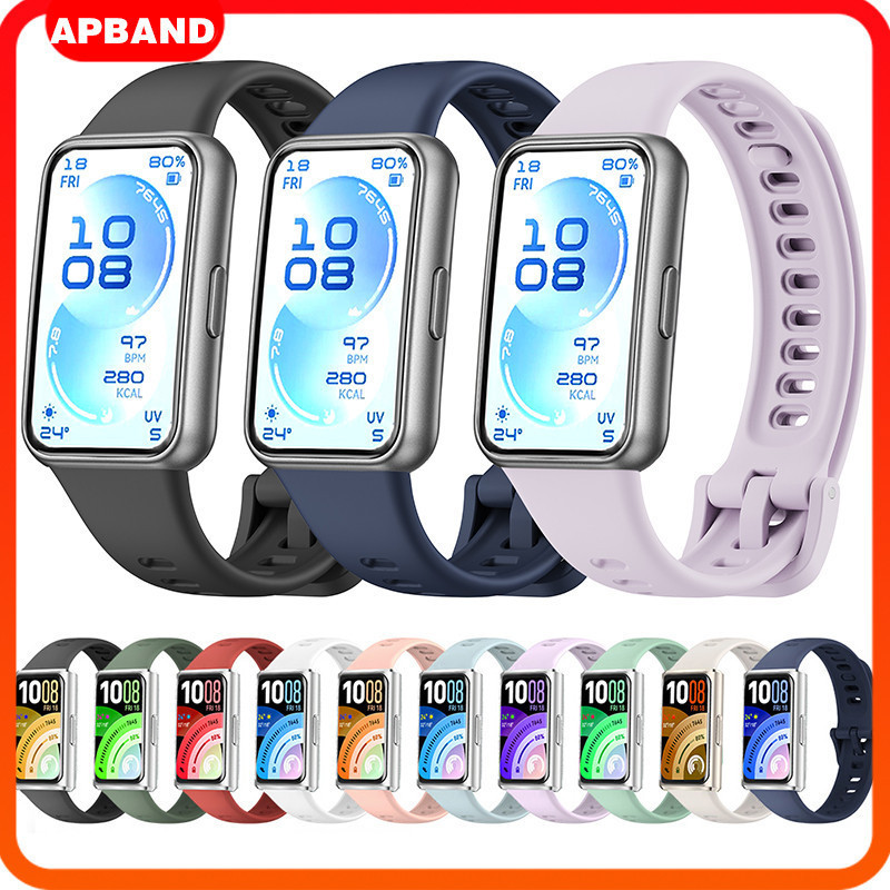 สายรัดซิลิโคน for Huawei Band 11 / 11 Pro สายรัดข้อมือแบบปรับได้ Soft Sport สำหรับอุปกรณ์เสริม for Huawei Band 11 Pro