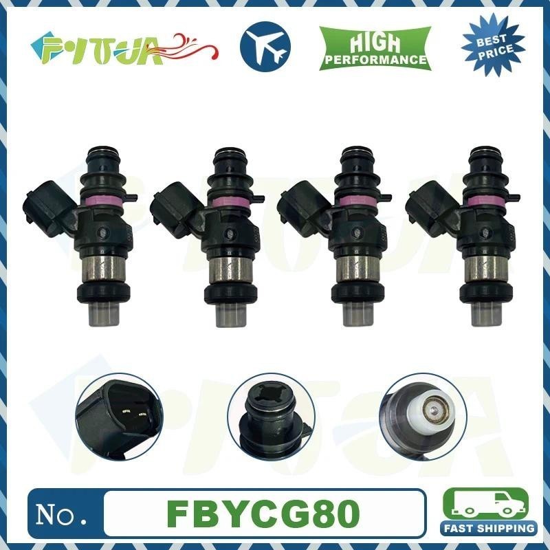 4pcs หัวฉีดน้ํามันเชื้อเพลิง 16600-AA270 FBYCG80 FBY-CG80 สําหรับ Subaru Impreza RX 2.0L EI 8008212 