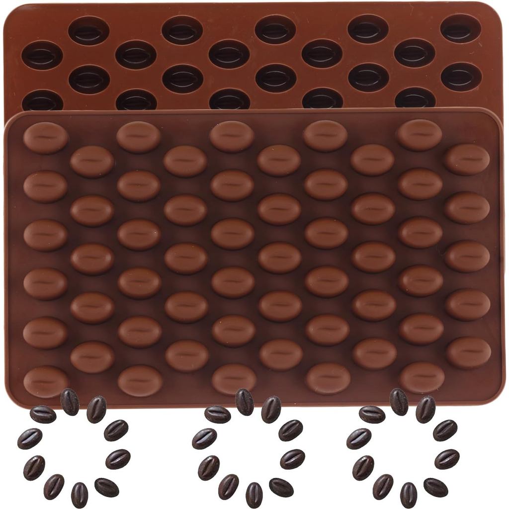 Mini Coffee Beans Candy Molds Coffee Bean ซิลิโคน Candy Mold สําหรับ Candy Gummy