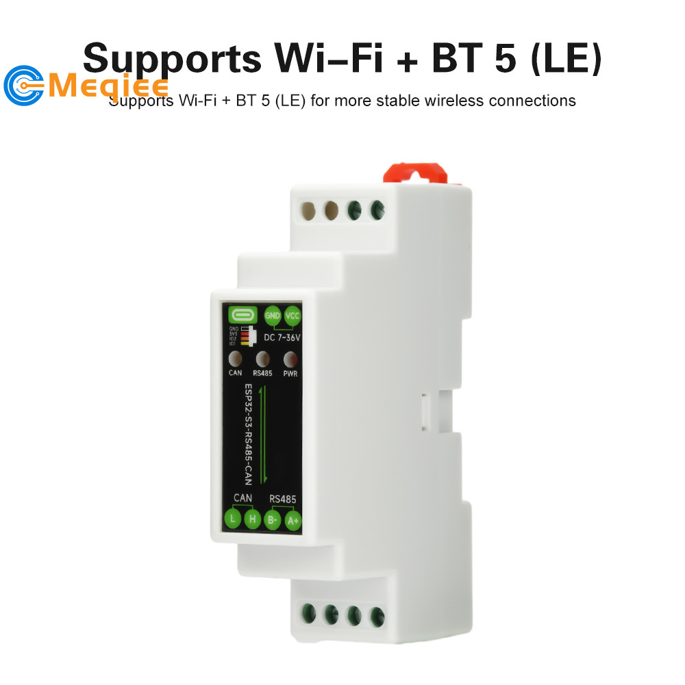 ESP32-S3-RS485-CAN 1-Channel Wifi บลูทูธรีเลย์บอร์ดควบคุมอุตสาหกรรม RS485 CAN Communicator ประเภท C