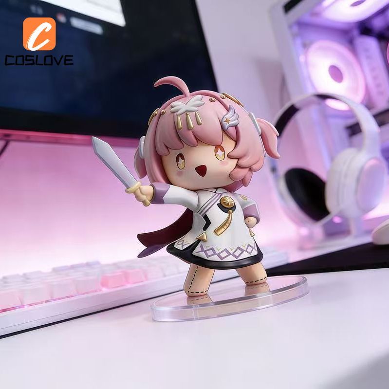 อะนิเมะ Wuthering Waves Aempath Little Savior พัดลม Made ขนาดเล็ก Action Figurines น่ารักตกแต่งโต๊ะ Props ของขวัญวันเกิด