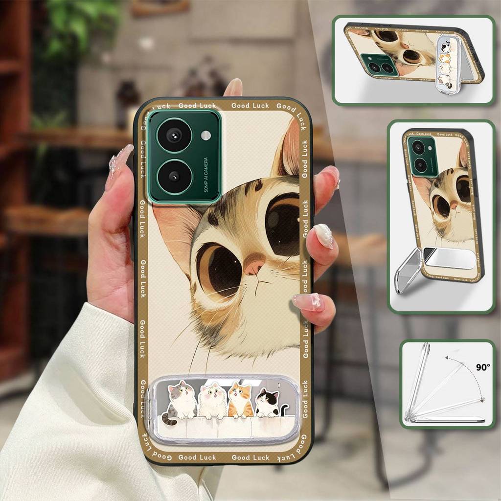 ออกแบบแฟชั่นที่วางโทรศัพท์เคสโทรศัพท์สําหรับ Nokia HMD Pulse/Pulse +/Pulse Pro กันน้ําแต่งหน้ากระจกก
