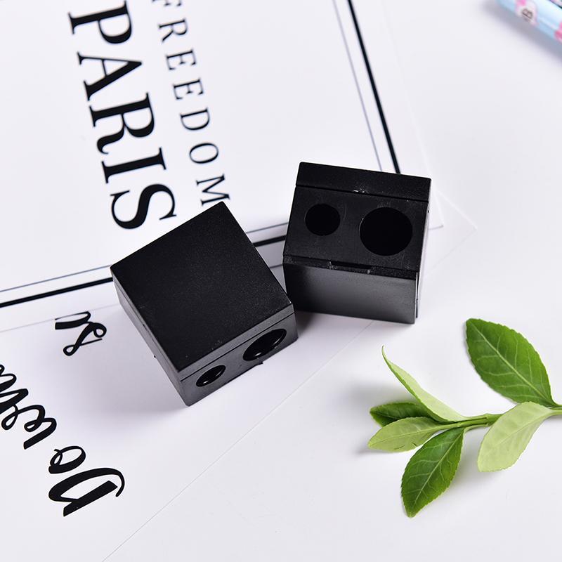 Hth ใหม่แม่นยําเครื่องสําอางดินสอ2หลุมเหลาสําหรับคิ้วลิปไลเนอร์อายไลเนอร์ hth