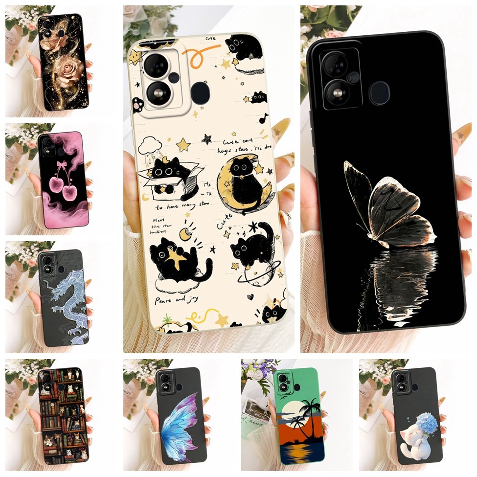 Casing ITEL A33 Plus Cover Fashion Cartoon Cute Funny Painted Silicone Phone Case ITEL A33+