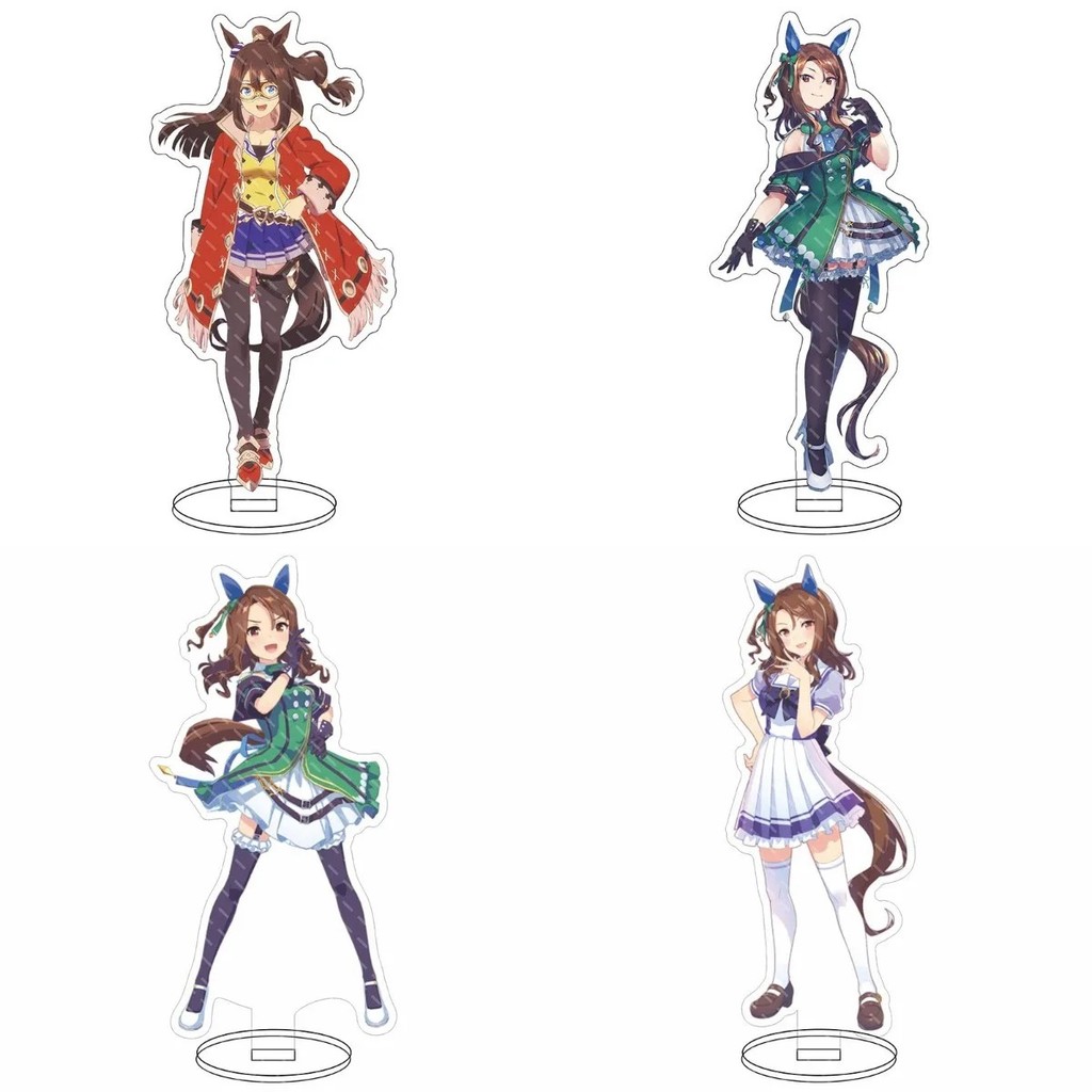 Standee อะนิเมะ Umamusume สวย Derby Mica รุ่น Ikuno Dictus King Halo สมาร์ท Falcon Curren Chan การศึ