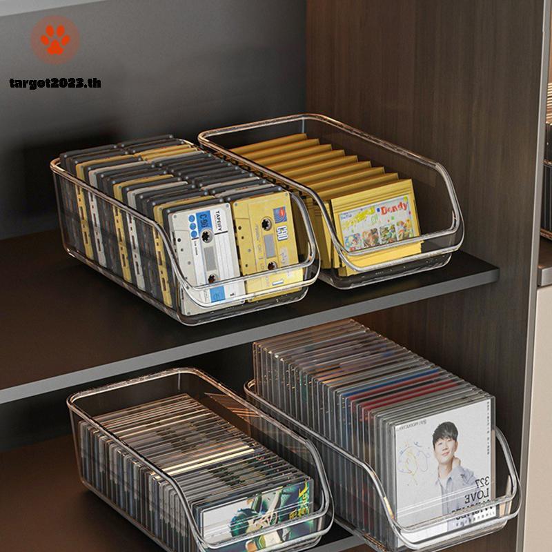 [ARG] CD Disc Ra Desktop Disc Vinyl Record Magnetic Tape Display Storage Ra Collection Storage กล่องเก็บอัลบั้ม [TH]