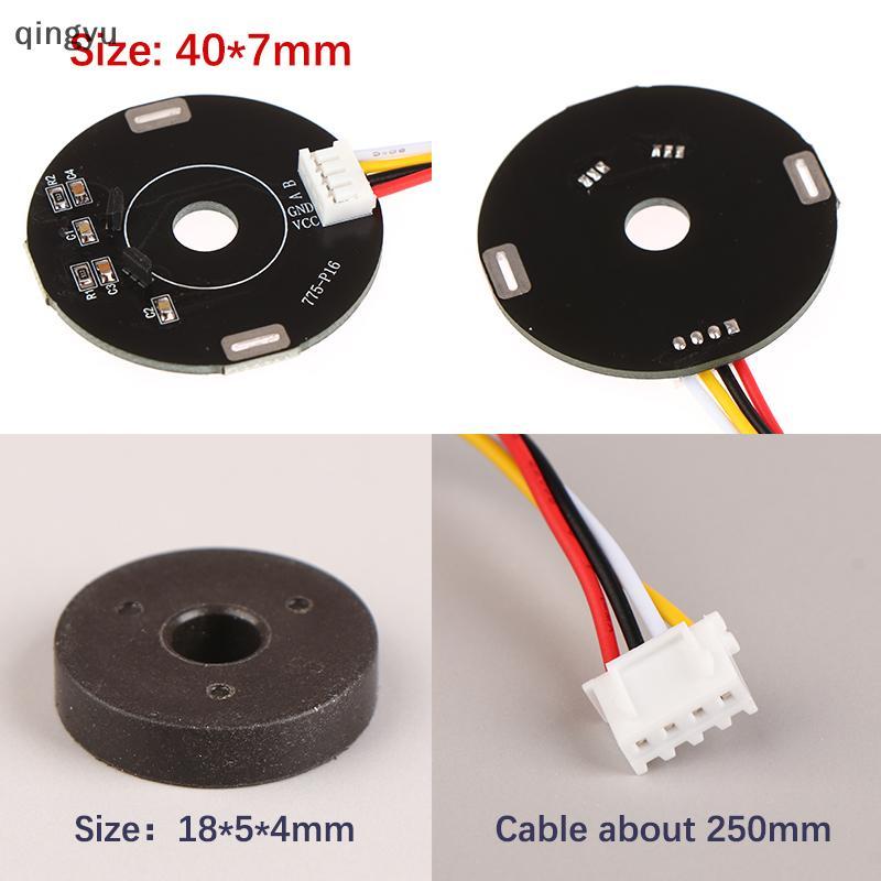 [qingyu] 775-P16 Double Hall Magnet Encoder แผ่นรหัสแม่เหล็กเหนี่ยวนําการหมุนเซ็นเซอร์ทิศทางความเร็ว