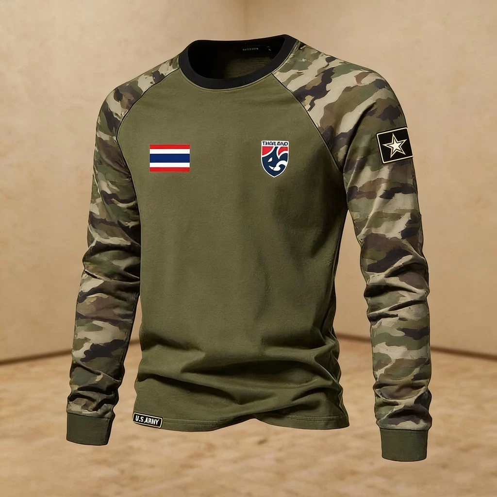 เสื้อกีฬาแขนยาว แห้งเร็วและระบายอากาศดี เหมาะสำหรับทั้งชายและหญิง
