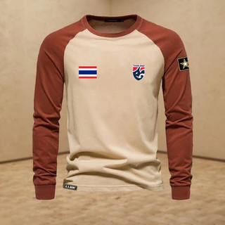 เสื้อกีฬาแขนยาว แห้งเร็วและระบายอากาศดี เหมาะสำหรับทั้งชายและหญิง