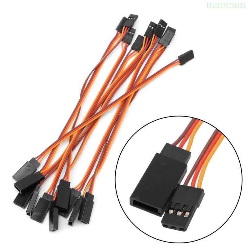 Nan Servo Extension Male-Female JR Plug servo Extension Lead Cable ใช้สําหรับรีโมทคอนโทรลเครื่องบิน 