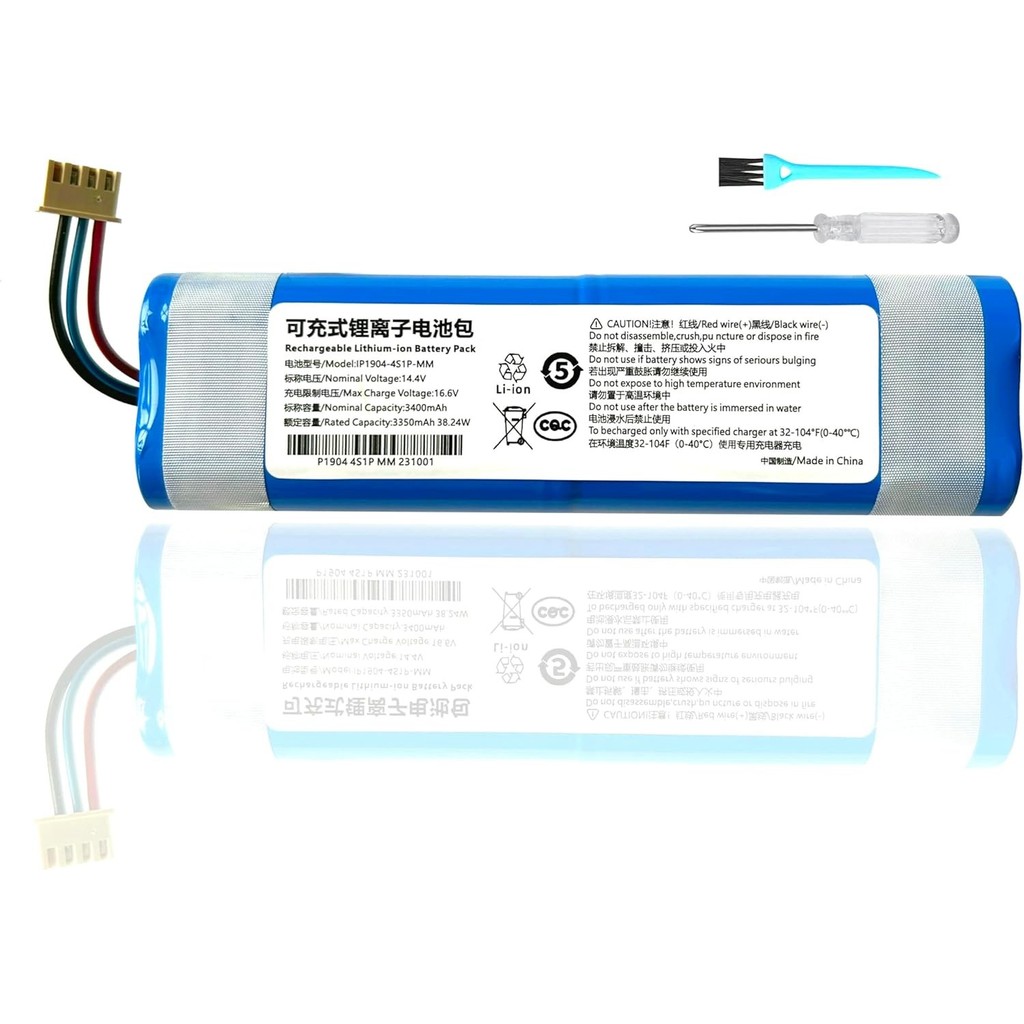 N8 เครื่องดูดฝุ่นหุ่นยนต์ Li ion แบตเตอรี่สําหรับ Ecovacs Deebot N8 N8 PRO สําหรับ