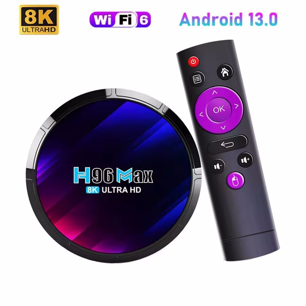 Network HD Player H96MAX RK3528 รองรับ Dual-Band WIFI Android 13 4K Set-Top Box