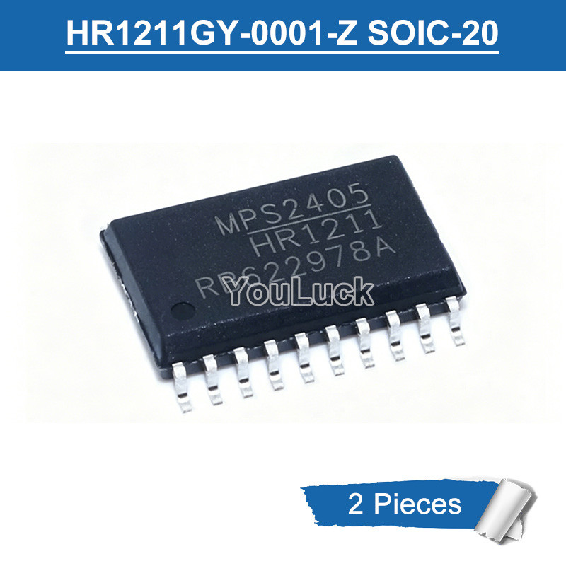 2pcs HR1211 SOP-20 HR1211GY-00001-Z SOIC-20 Multi-Mode PFC และ LLC Controller ชิป IC ใหม่เดิม