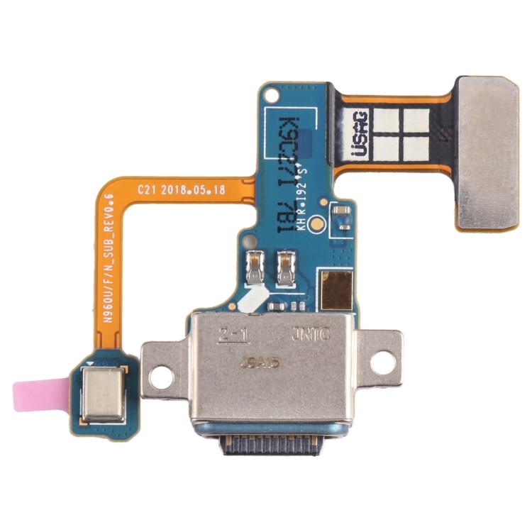 ขายตรงจากโรงงานสําหรับ Galaxy Note9 N960F / N960A / N960U / N960T / N960V พอร์ตชาร์จ Flex Cable