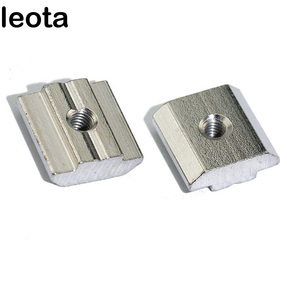 LEOTA Hammer Nut 2020 3030 4040 4545 โปรไฟล์อลูมิเนียม Square T-Track เลื่อน T Slot Nut