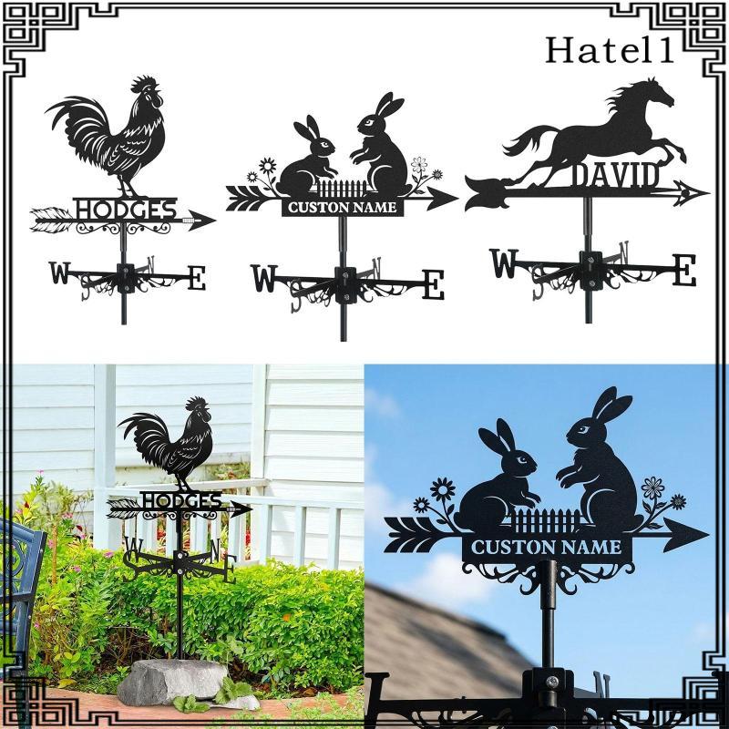 [Hatel] Metal Weather Vane, Animal Motif, Wind Vane สําหรับยึดหลังคา, ตกแต่งสําหรับสวน, Terrace, Far
