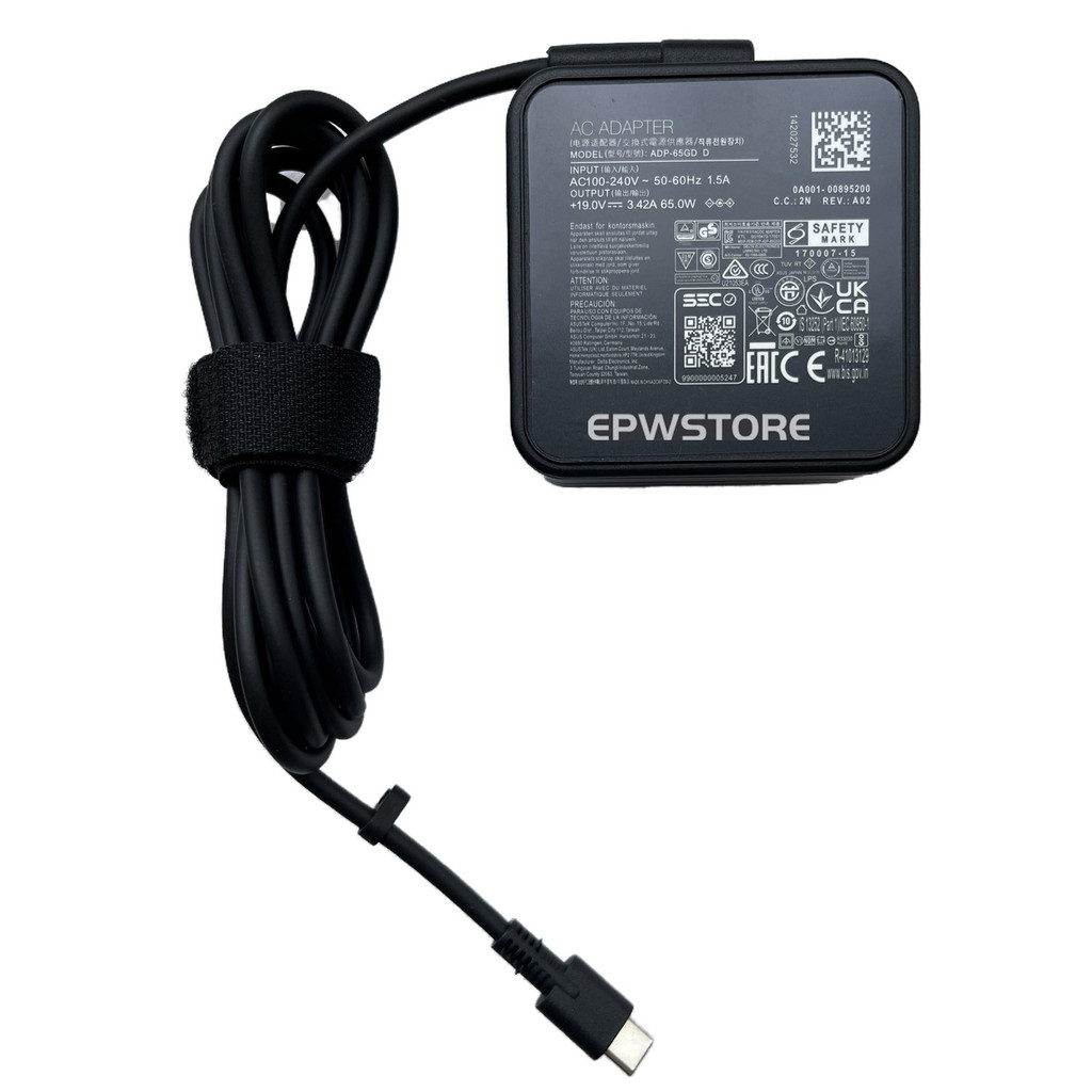 65W USB Type C AC Adapter Charger สําหรับ Acer Chromebook Plus 514 CB514-3HT-R8RB