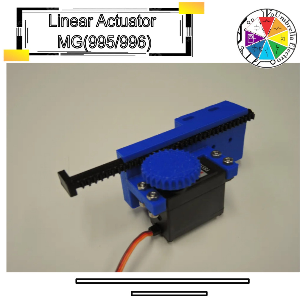 Linear Actuator Servo MG996 MG996 Series Linear Servo Mechanical 3D พิมพ์ส่วน