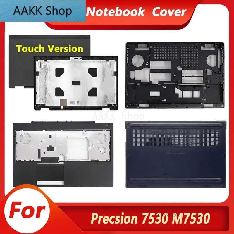 แล็ปท็อปใหม่สําหรับ Precsion 7530 M7530 LCD ปกหลังด้านบนกรณีด้านล่างด้านล่างด้านล่างประตูไม่มี Touch