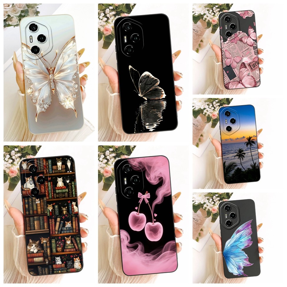 Casing Honor 300 Pro Cover Fashion Cartoon Cute Funny Painted Silicone Phone Case Honor AMP-AN00