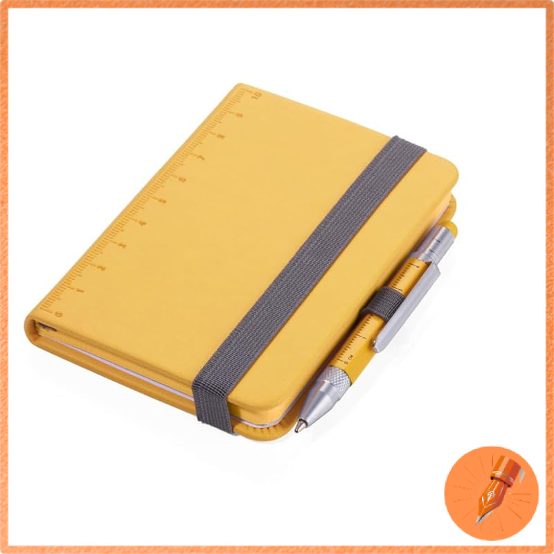 TROIKA Lilypad Plus Lilput A7 Notepad with Pen